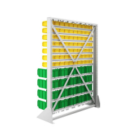 Стойка 1150х1500 односторонняя С1-07-00-04 (желтый/зеленый) HV Market