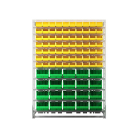 Стойка 1150х1500 односторонняя С1-07-00-04 (желтый/зеленый) HV Market