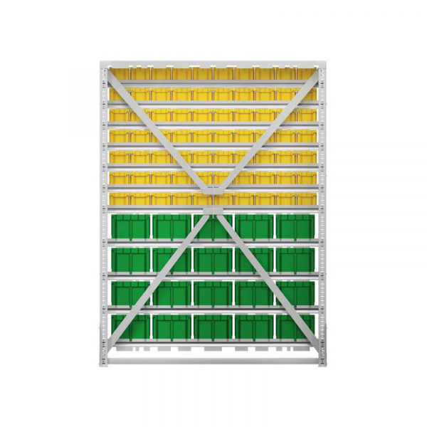 Стойка 1150х1500 односторонняя С1-07-00-04 (желтый/зеленый)