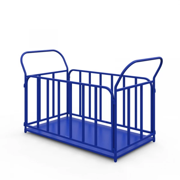 Тележка платформенная с трубчатыми бортами ТБ 2 (600х900) без колес