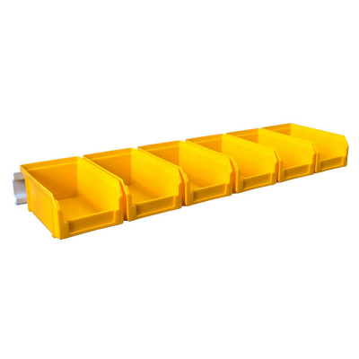 Органайзер настенный V-1-650 желтый (6 ящиков V-1) HV Market