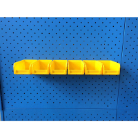 Органайзер настенный V-1-650 желтый (6 ящиков V-1) HV Market