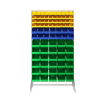 Стойка 1150х2000 односторонняя В1-04-02-06  (желтый/синий/зеленый) HV Market