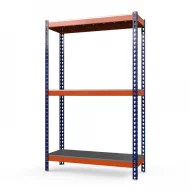 Стеллаж Профи Т (2000/1240/770), 3 яруса металл оц. перф. HV Market