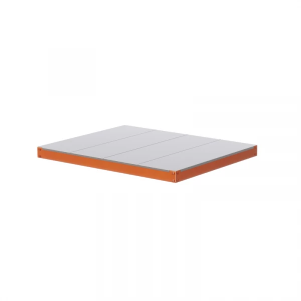 Ярус стеллажа Профи Т, металлический сплошной настил (1240Х1005 мм)