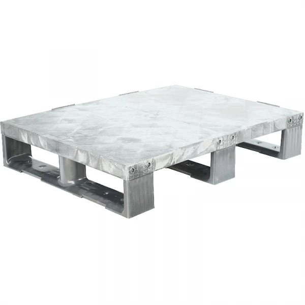 Поддон пластиковый серый TR 680 (500/1000кг, 800x600x150мм, сплошной на полозьях, окрашенный) HV Market