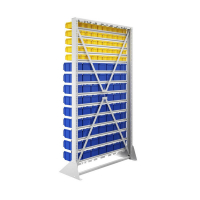 Стойка 1150х2000 односторонняя В1-05-09-00  (желтый/синий) HV Market