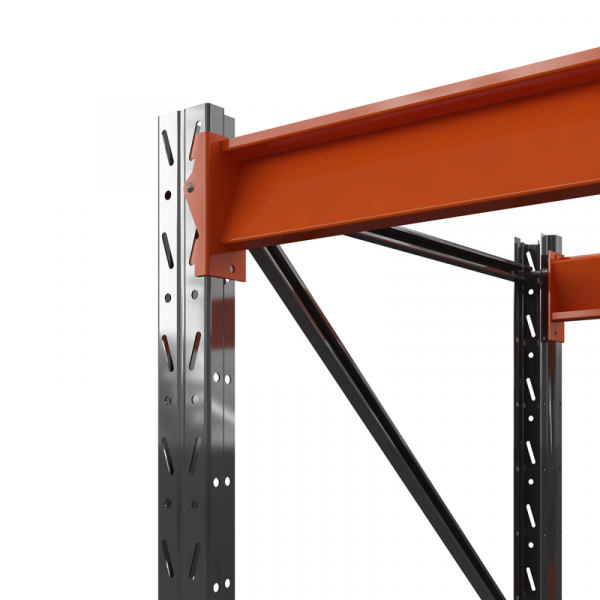 Стеллаж металлический ОПТИМА, 2500х2500х785 мм. Полки: 3 шт. без настила