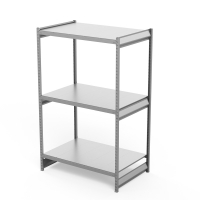 Стеллаж грузовой СГ Ультра (2500х1500х800) 3 яруса, цинк HV Market