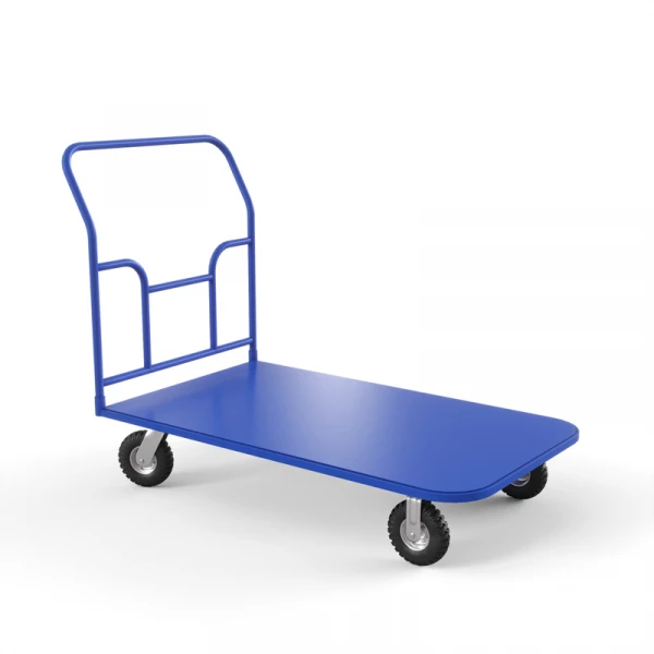 Тележка платформенная ТПТ 600х1000 (г/п 300 кг.) 250 пневматическая резина