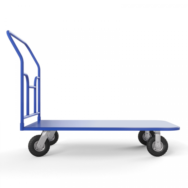 Тележка платформенная ТПТ 600х1000 (г/п 300 кг.) 250 пневматическая резина