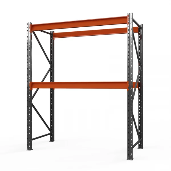 Стеллаж металлический ОПТИМА, 2000х2500х600 мм. Полки: 2 шт. без настила