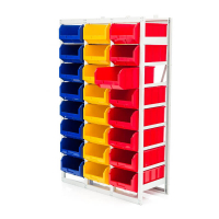 Стеллаж с направляющими стационарный CP-4 (1 основная +2 дополнительные) HV Market