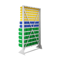 Стойка 1150х2000 односторонняя В1-06-02-05  (желтый/синий/зеленый) HV Market