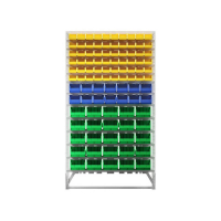 Стойка 1150х2000 односторонняя В1-06-02-05  (желтый/синий/зеленый) HV Market