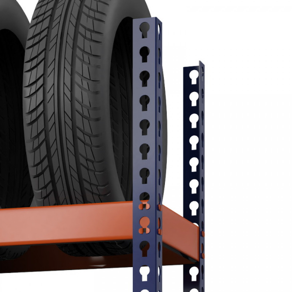 Стеллаж металлический Профи-Т для шин 3000x1540x455 мм. Ярусы:  5 шт. (Т-120-3,0)