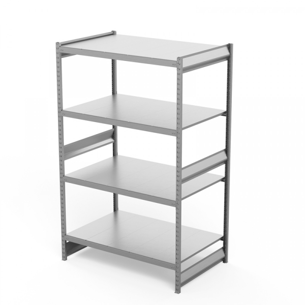 Стеллаж грузовой СГ Ультра (2500х1500х500) 4 яруса, цинк