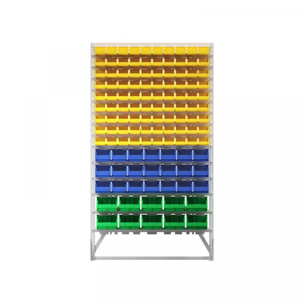 Стойка 1150х2000 односторонняя В1-10-03-02 (желтый/синий/зеленый)