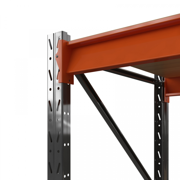 Стеллаж металлический ОПТИМА, 2000х2500х600 мм. Полки: 3 шт. фанера