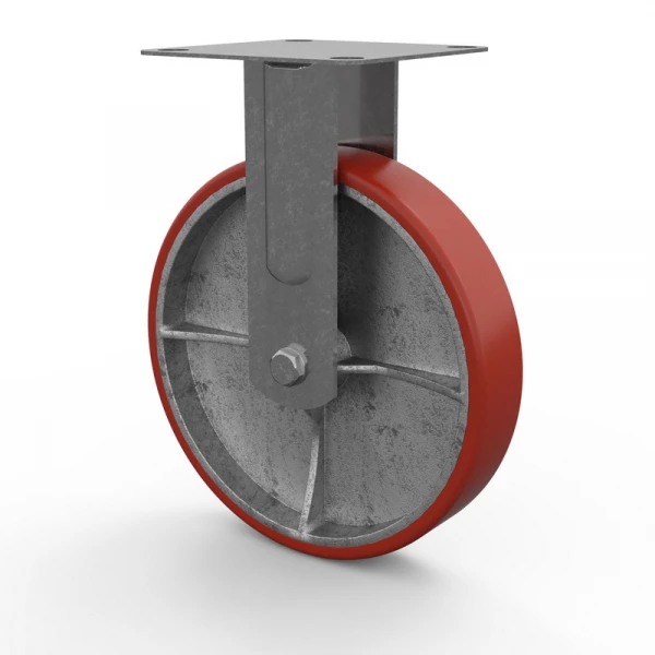 Колесо большегрузное FCp80 неповоротное (200*50 мм; 400 кг; КР/ПУ) 29200 CPUF HV Market