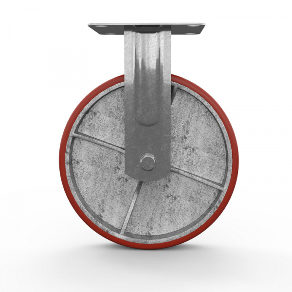 Колесо большегрузное FCp80 неповоротное (200*50 мм; 400 кг; КР/ПУ) 29200 CPUF HV Market