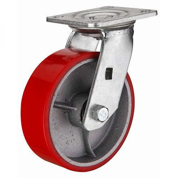 Колесо большегрузное поворотное SCP 85 полиуретановое ⌀ 250