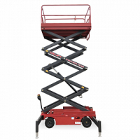 OXLIFT QZ-050-090 самоходный (поводковый) подъемник ножничного типа с питанием от акб 9000 мм 500 кг HV Market