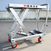 Гидравлический подъемный стол передвижной из нержавеющей стали OXLIFT OXF50-STEEL 900 мм 500 кг HV Market