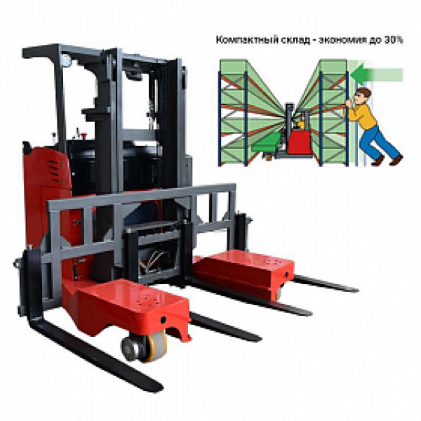 Четырёхходовой ричтрак MFB25-65 OXLIFT 6500 мм 2500 кг