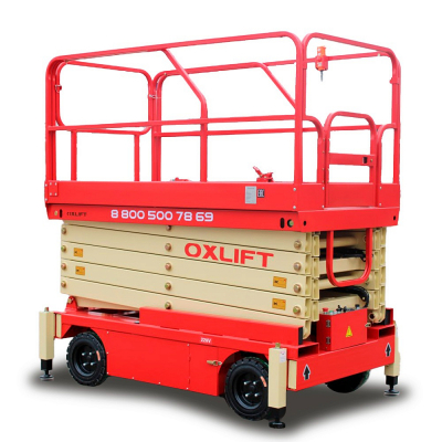 Ножничный подъемник QX-050-090 AC/DC OXLIFT 9000 мм 500 кг
