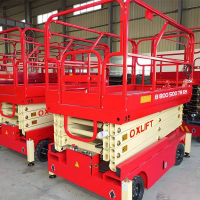 Ножничный подъемник QX-050-090 AC/DC OXLIFT 9000 мм 500 кг HV Market