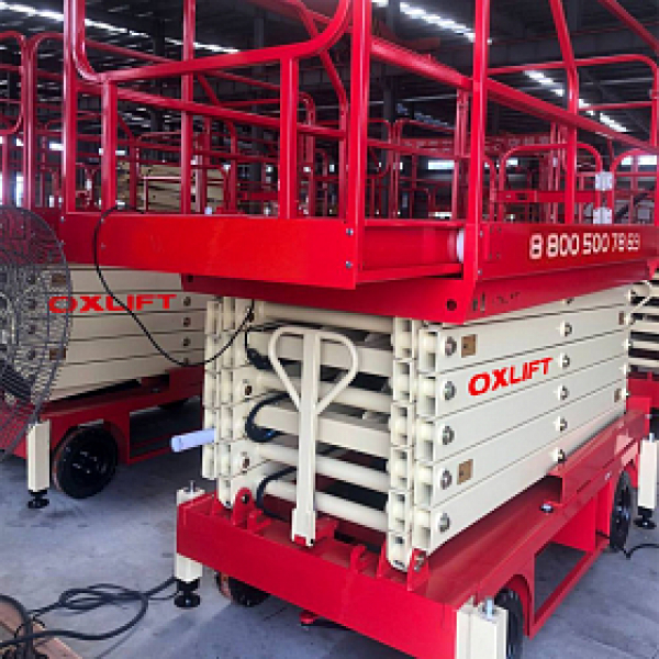 Ножничный подъемник QX-050-090 AC/DC OXLIFT 9000 мм 500 кг