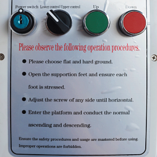 Самоходный одномачтовый подъемник ZXE-1-090 OXLIFT 9000 мм 125 кг