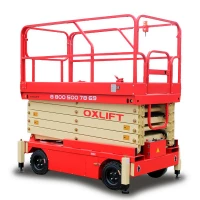 Ножничный подъемник передвижной OXLIFT QX-050-090 9000 мм 500 кг с выдвижной платформой HV Market