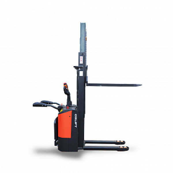 Самоходный штабелер OXLIFT BX1532E 3200 мм 1500 кг с платформой для оператора