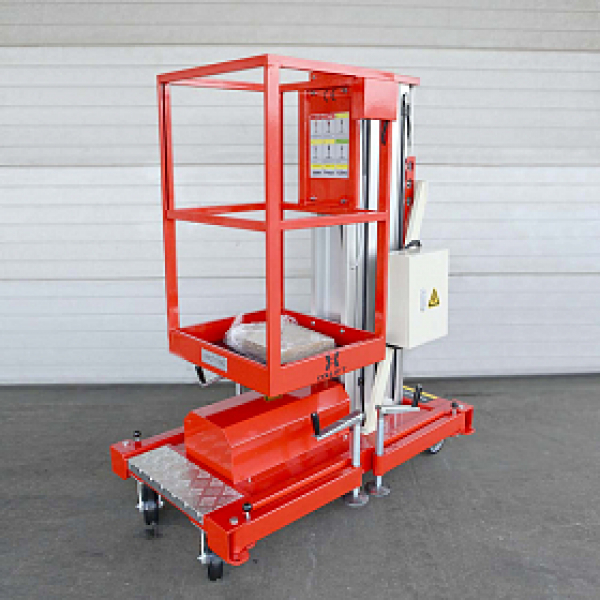 Телескопический одномачтовый подъемник ZX-1-060 OXLIFT 6 м 125 кг