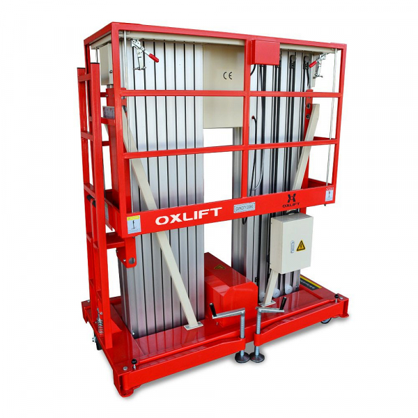Телескопический двухмачтовый подъемник ZX-2-140 OXLIFT 14 м 200 кг HV Market