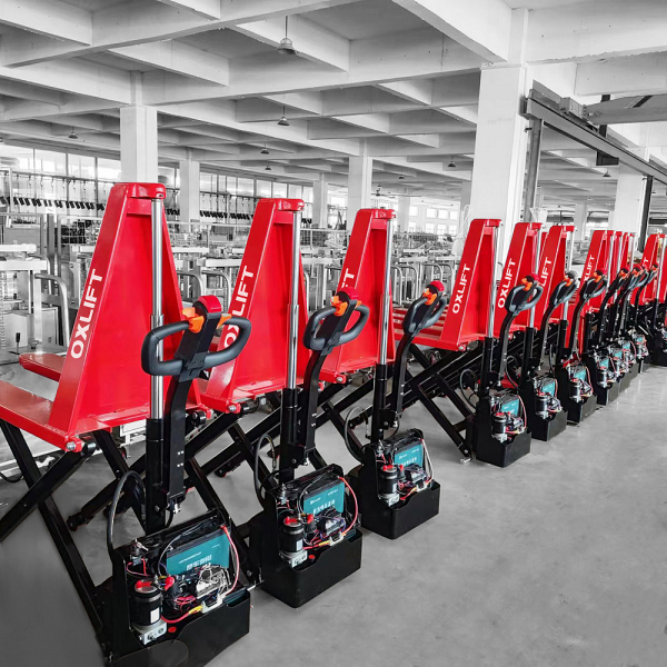 Самоходная тележка с ножничным подъемом TX10H 800 мм 1000 кг