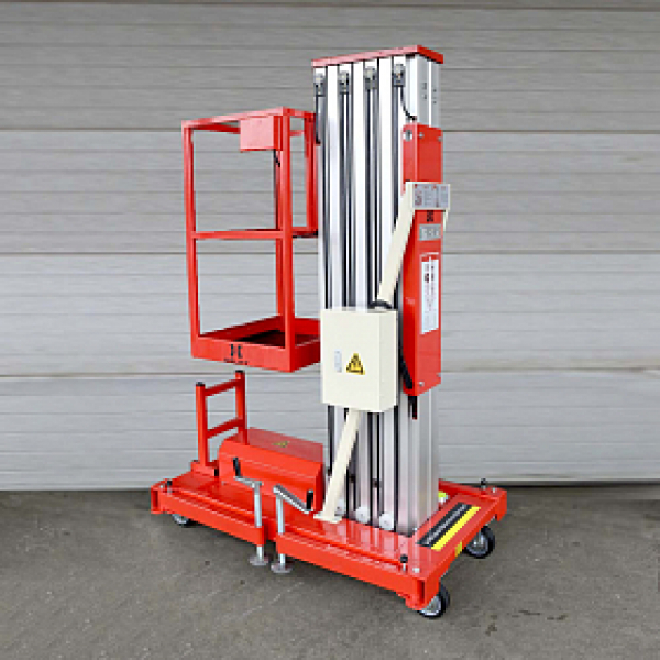 Телескопический одномачтовый подъемник ZX-1-100 OXLIFT 10 м 125 кг