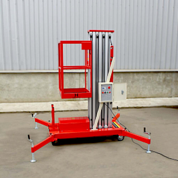 Телескопический одномачтовый подъемник ZX-1-100 OXLIFT 10 м 125 кг