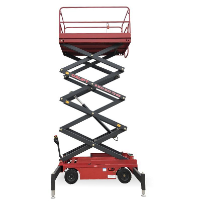 OXLIFT QZ-050-070 самоходный (поводковый) подъемник ножничного типа с питанием от акб 7000 мм 500 кг HV Market