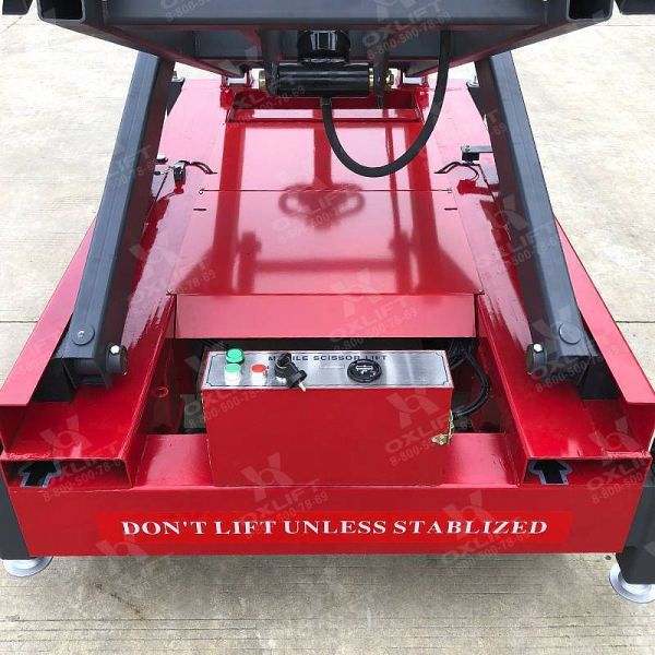 Самоходный ножничный подъемник QZ-050-160 OXLIFT 16000 мм 500 кг