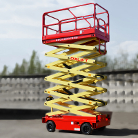 OXLIFT QZ-050-110 самоходный (поводковый) подъемник ножничного типа с питанием от акб 11000 мм 500 кг HV Market