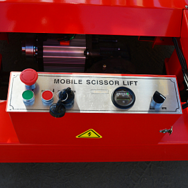 OXLIFT QZ-050-110 самоходный (поводковый) подъемник ножничного типа с питанием от акб 11000 мм 500 кг