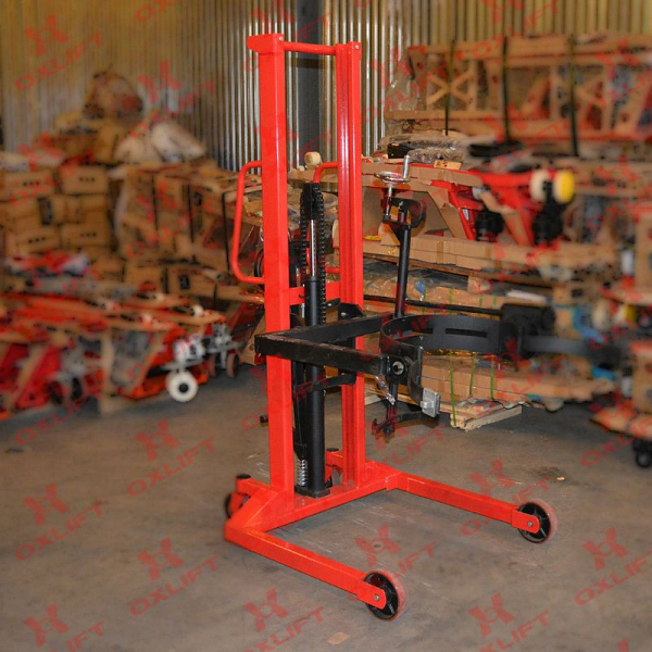 Тележка-Штабелер для кантовки бочек HS-DT1435 оптима OXLIFT 1400 мм 350 кг