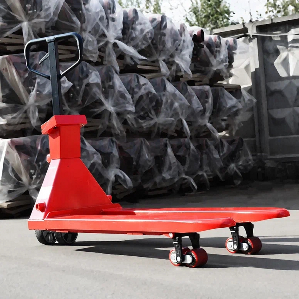 Ручная гидравлическая тележка с весами OXLIFT OX25V 2500 кг