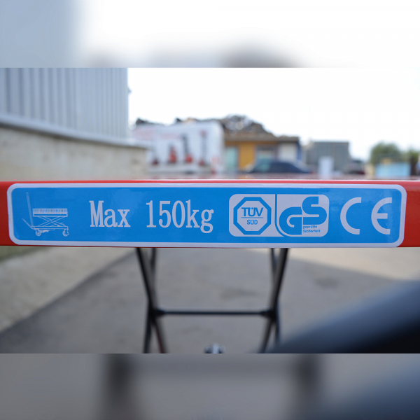 Гидравлический подъемный стол передвижной OXLIFT OXF-15 720 мм 150 кг