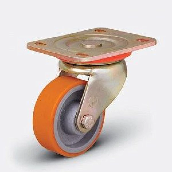 Колесо большегрузное полиуретановое поворотное ED01 VBP ⌀ 80