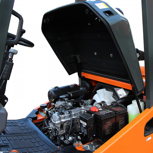 Бензиновый погрузчик CPQD25-RCK2 с японским двигателем и тремя линиями гидравлики