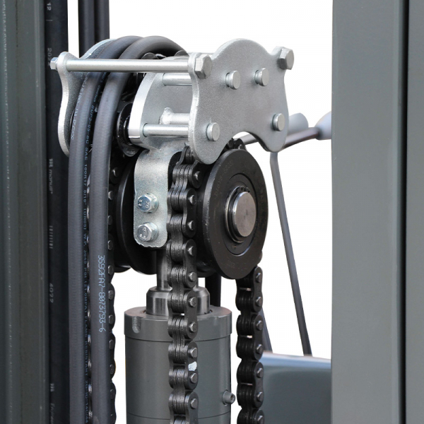 Электрический вилочный погрузчик CPD18-HC2 с тремя линиями гидравлики